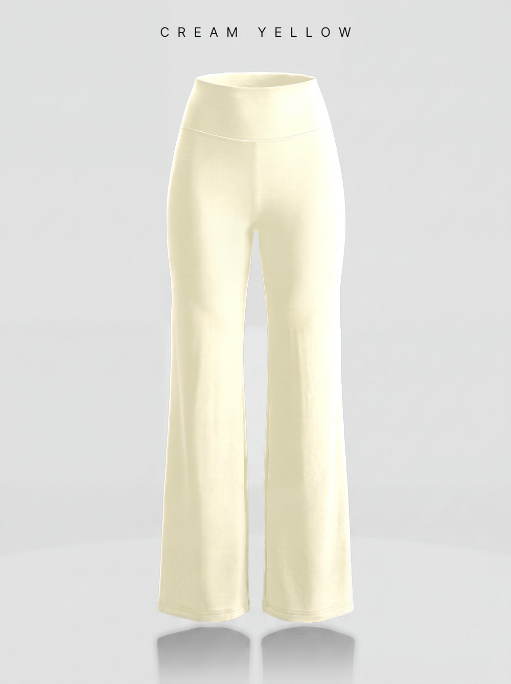 SKYO Cloud Straight-Leg Legging — Cream Yellow